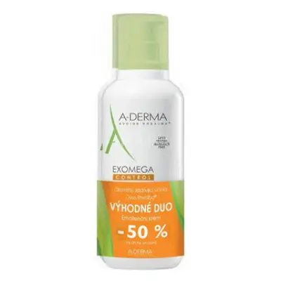 A-Derma Exomega Control emolienční krém 2 x 400 ml dárková sada