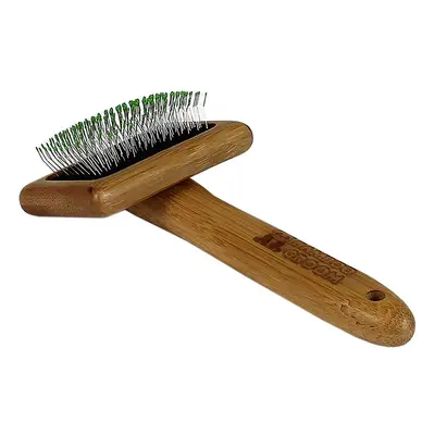 Bamboo Groom Malý jemný kartáč s nerezovými hroty, Finišák