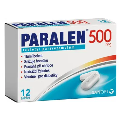 PARALEN POR 500MG TBL NOB 12