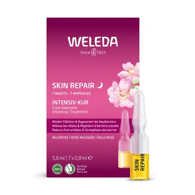 WELEDA Skin Repair inten.kúra Div.růže amp.7 x 0.8 ml