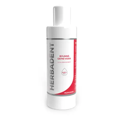 HERBADENT PROFESSIONAL Bylinná ústní voda s chlorhexidinem 240 ml