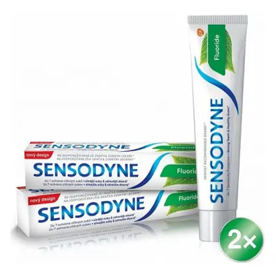 Sensodyne zubní pasta fluoride 2 x 75 ml