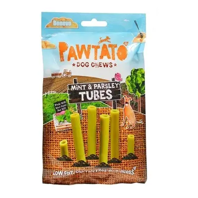 Benevo Odměna pro psy Pawtato Tubes Mint & Parsley 90g