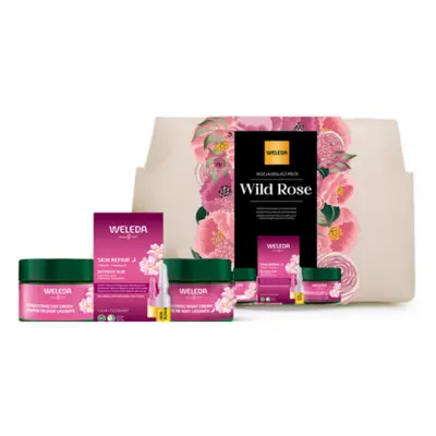 WELEDA Wild Rose Prémiová Rozjasňující péče set