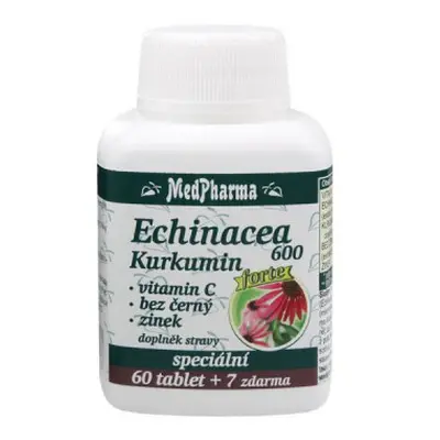 MedPharma Echinacea 600 Forte+kurkumin tbl.67