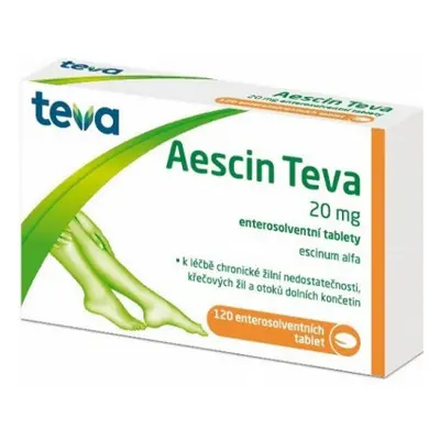 AESCIN TEVA 20MG TBL ENT 120