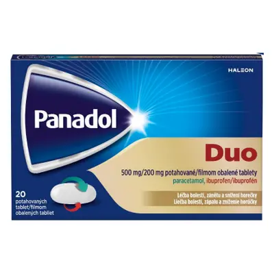 PANADOL DUO 500MG/200MG TBL FLM 20