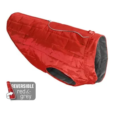 Kurgo Loft Nepromokavá bunda pro psy Chili Red/Charcoal S