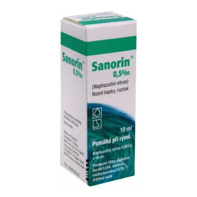 SANORIN NAS 0,5MG/ML NAS GTT SOL 1X10ML