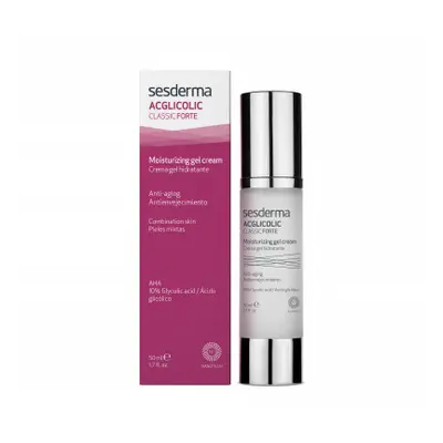 Sesderma Acglicolic Classic Forte Facial gelový krém pro komplexní protivráskovou ochranu (Nanot