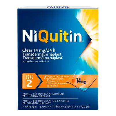 NIQUITIN CLEAR TDR 14MG/24H TDR EMP 7 I