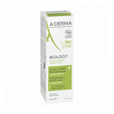 A-DERMA BIOLOGY Lehký hydratační krém 40ml