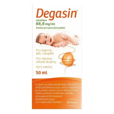 Degasin simetikon 66.6mg/ml emulze nadýmání 50 ml