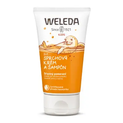 Weleda 2v1 sprchový krém a šampon Šťastný pomeranč 150 ml