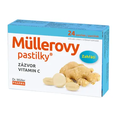 Müllerovy pastilky se zázvorem 24ks CZ/SK