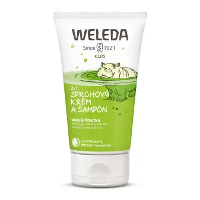 Weleda 2v1 sprchový krém a šampon Veselá limetka 150 ml