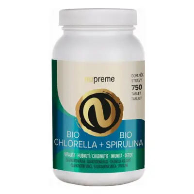 Bio Nupreme Chlorella + Spirulina 750 tablet