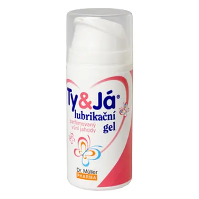 Lubrik.gel Ty&Já parf.vůní jahody 100ml Dr.Müller