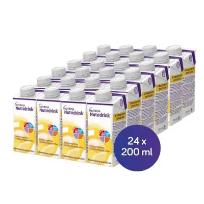 NUTRIDRINK S PŘÍCHUTÍ BANÁNOVOU POR SOL 24X200ML