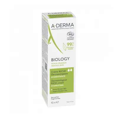 A-DERMA BIOLOGY Výživný hydratační krém 40ml