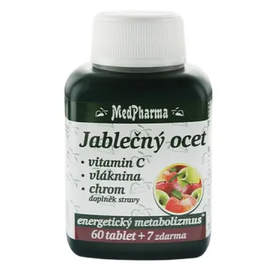 MedPharma Jablečný ocet Vitamín C vláknina chrom 67 tablet