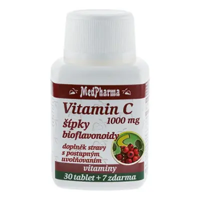 MedPharma Vitamín C 1000mg s šípky tbl.37 prod.úč.