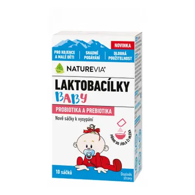 Swiss NatureVia Laktobacílky baby 10 sáčků