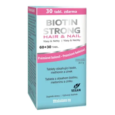 Biotin Strong Hair&Nail tbl.60+30