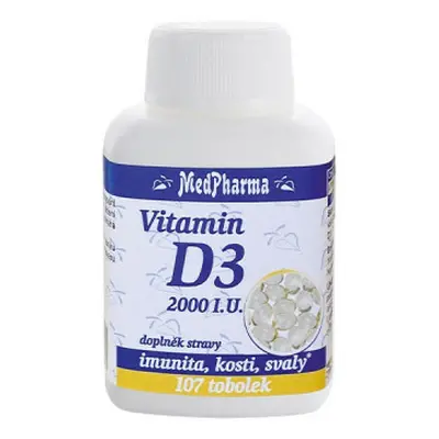 MedPharma Vitamin D3 2000 I.U. tob.107