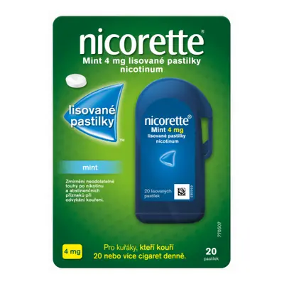 Nicorette Mint 4mg pas.cmp.20