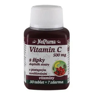 MedPharma Vitamín C 500mg s šípky tbl.37 prod.úč.