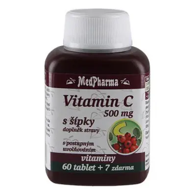 MedPharma Vitamin C 500mg s šípky tbl.67 prod.úč.