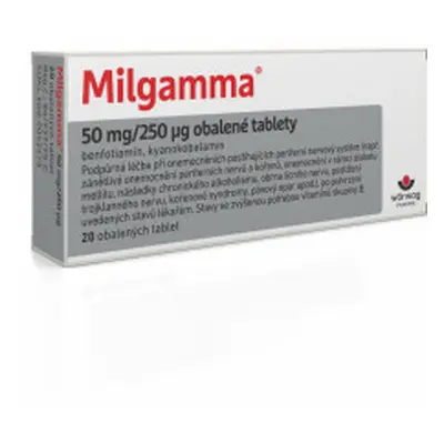 MILGAMMA POR 50MG/250MCG TBL OBD 20