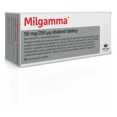 MILGAMMA POR 50MG/250MCG TBL OBD 50