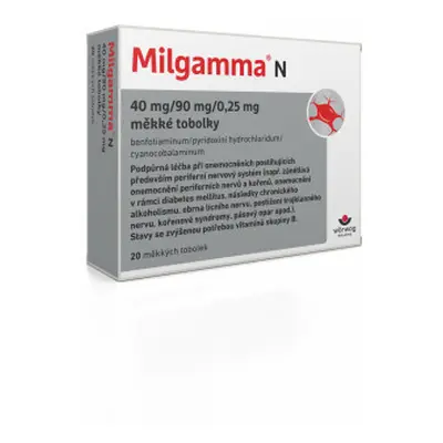 MILGAMMA N POR 40MG/90MG/0,25MG CPS MOL 20