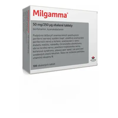 MILGAMMA POR 50MG/250MCG TBL OBD 100