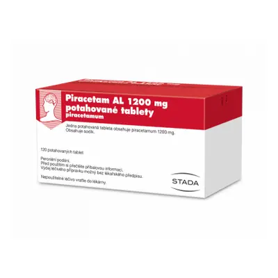 PIRACETAM AL POR 1200MG TBL FLM 120