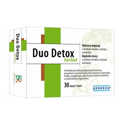 Duo Detox herbal tbl.30 Generica