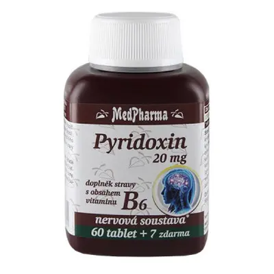 MedPharma Pyridoxin (vitamin B6) 20mg tbl.67