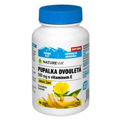 NatureVia Pupalka dvouletá 500mg s vit.E cps.90