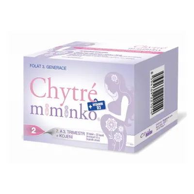 Chytré miminko metylfolát 2 s DHA tbl.30+cps.30