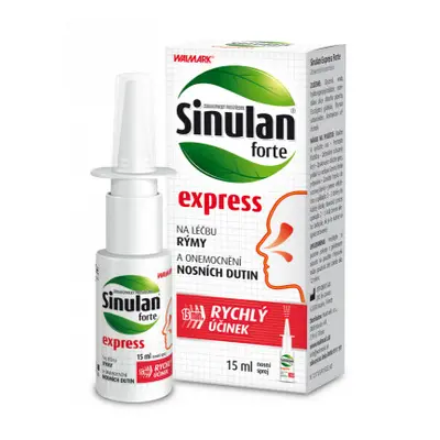 Walmark Sinulan Forte Express nosní sprej 15 ml