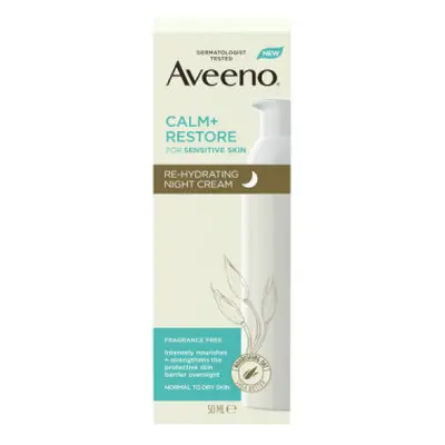 Aveeno Calm + Restore hydratační noční krém 50 ml