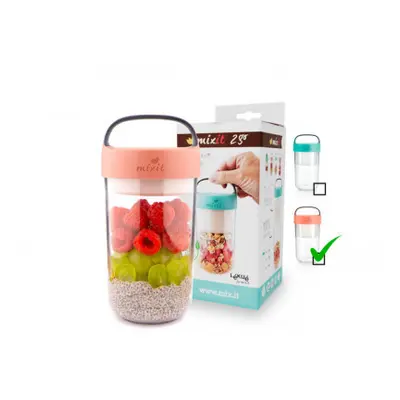 Mixit 2go Praktický box lososový 600ml