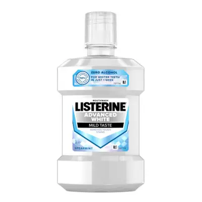 Listerine s bělicím účinkem Advanced White Mild Taste 1000 ml