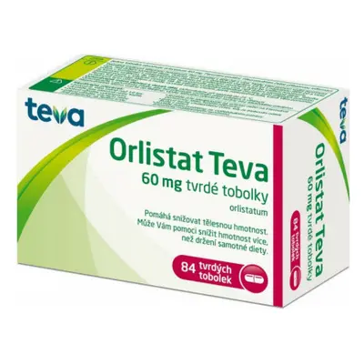 Orlistat Teva 60 mg por.cps.dur. 84 x 6 mg I