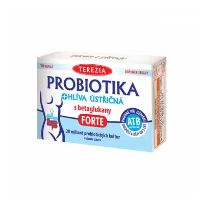 Terezia Company probiotika + hlíva ústřičná s betaglukany Forte 10 kapslí