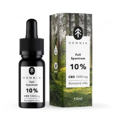 Hemnia CBD Konopný olej 10% 1000mg 10ml