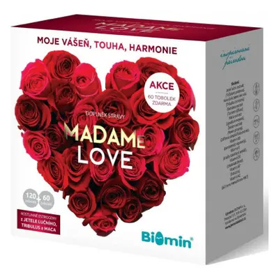 Biomin MADAMe LOVE 120+60 kapslí