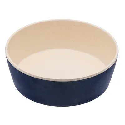 Miska pro psa, BecoBowl - Bambusová-midnight-blue-L